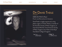 Tablet Screenshot of davidtheile.com